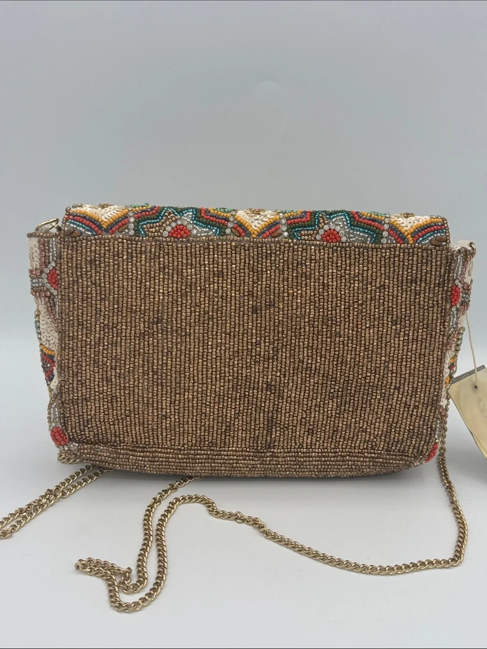 Antik Kraft Estrella Beaded Sequin Crossbody Bag - Multicolor